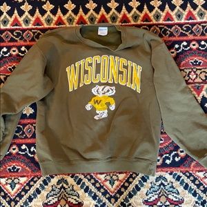 5/$20 Wisconsin Badger Sweatshirt in Packer colors